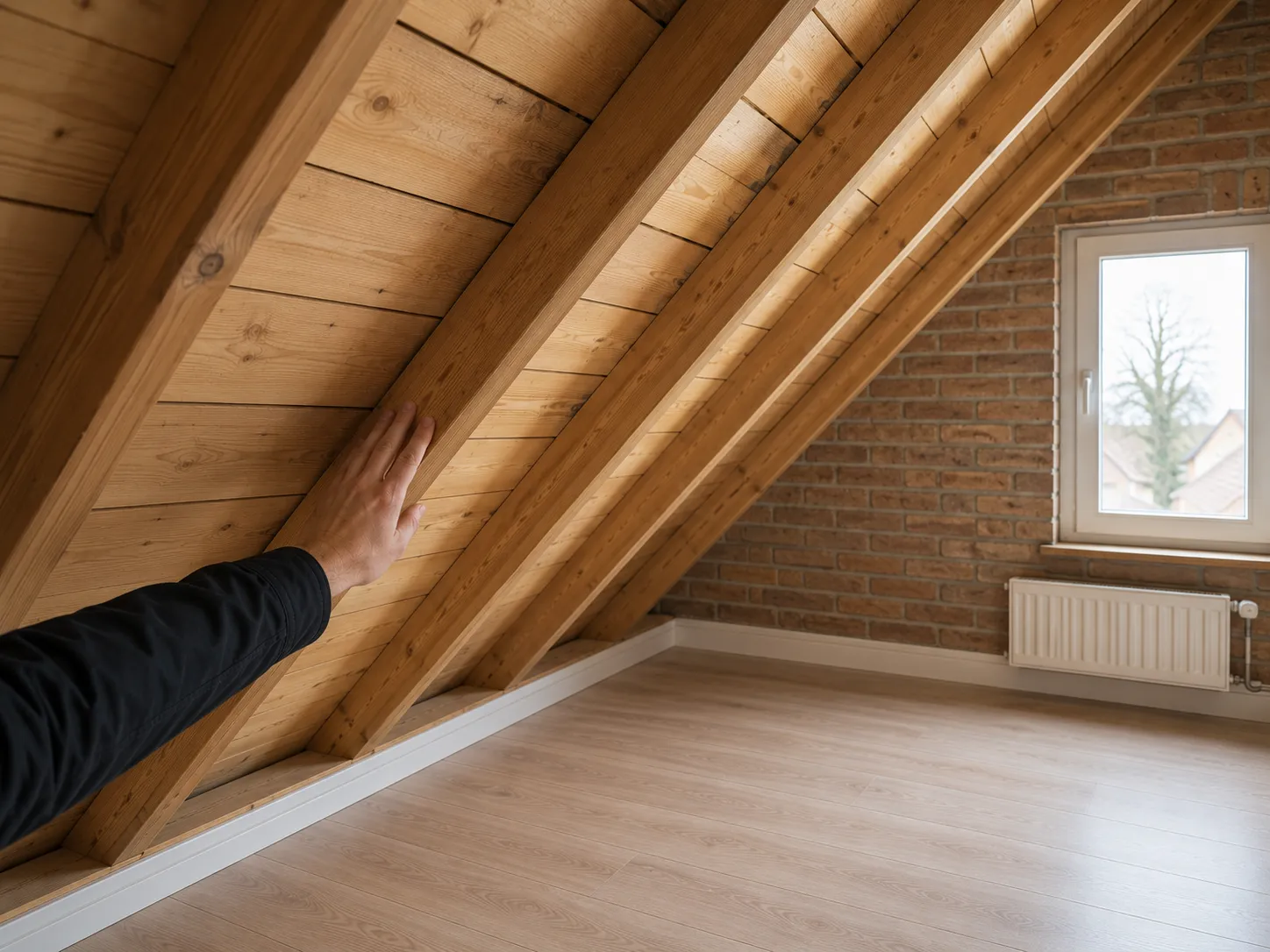 Controle van de dakconstructie voor zolderisolatie in een bestaande woning